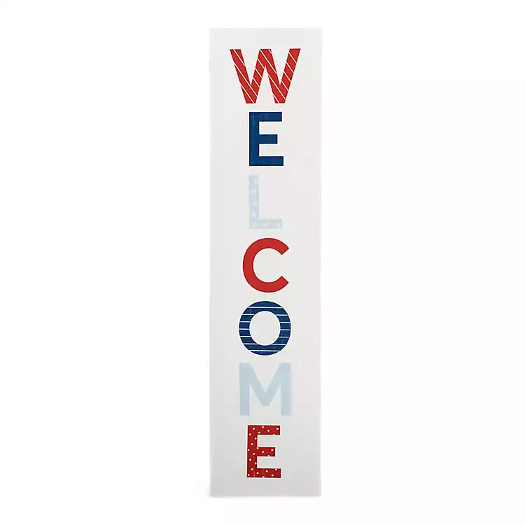 Welcome Americana Porch Board | Kirkland's Home