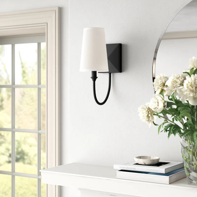 Alata Steel Armed Sconce | Wayfair North America