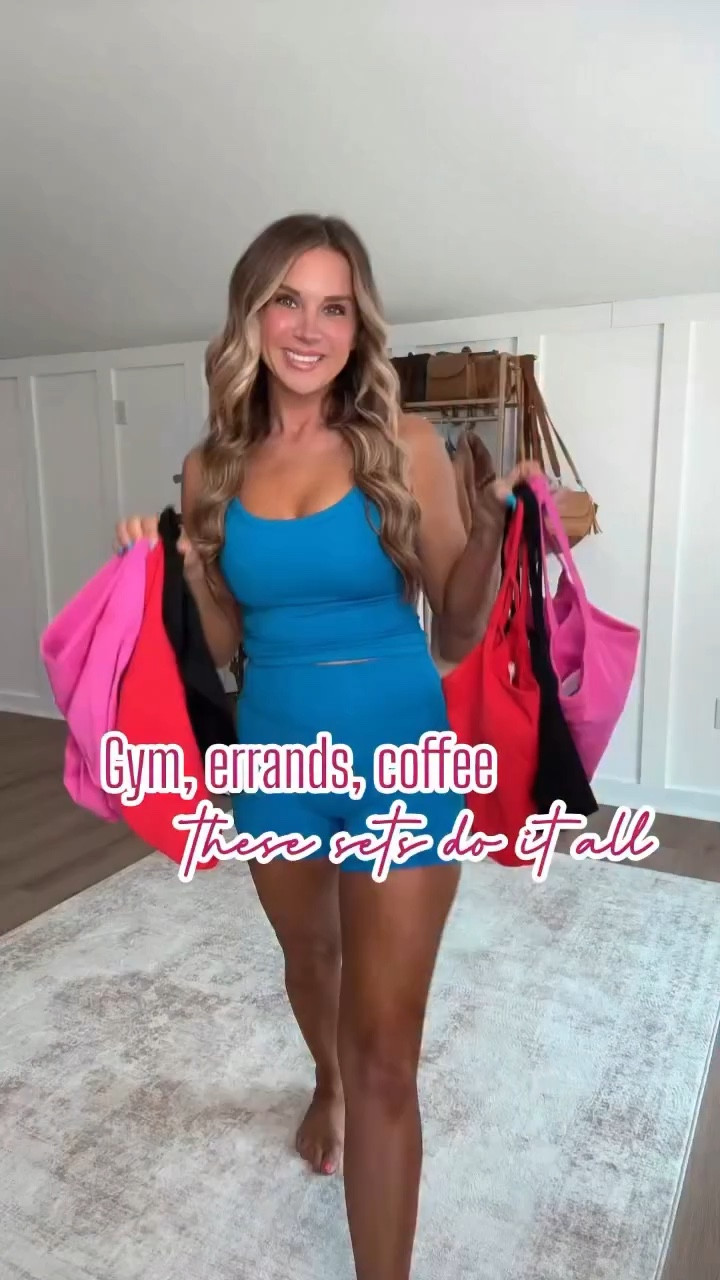 This 2-piece biker short set is the definition of effortless 🔥
Cute enough for errands, comfy enough for all day wear, and flattering in all the right places. Whether you’re heading to the gym, grabbing coffee, or just running around—this matching set does all the work for you. Also linking my fave denim jacket to style this look. 

 #LTKgrwm #LTKmomlife #LTKActive