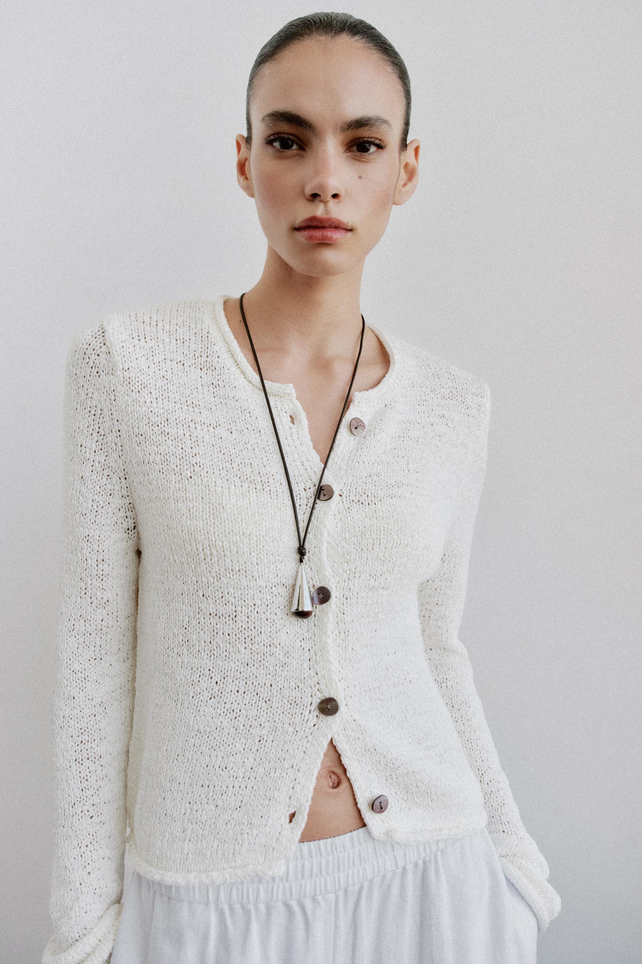 CHUNKY KNIT CARDIGAN | Zara US