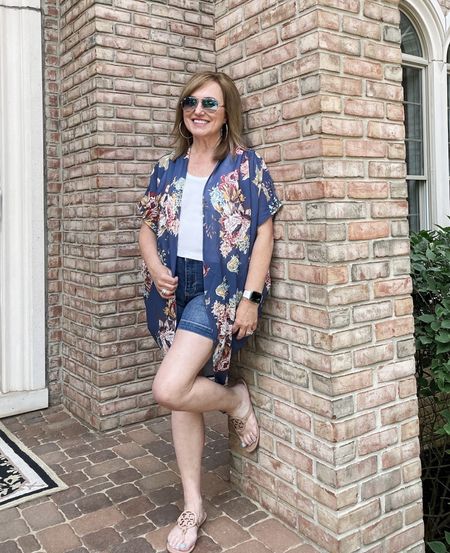What do you think about kimonos for summer? If I’m being honest, I go back and forth on them. Sometimes I love them, some days I don’t! Not even sure why!

But I do like this one with my shorts - wearing it both ways. I put a collection together for you of more kimonos on Amazon.

#LTKFindsUnder50 #LTKStyleTip #LTKOver40