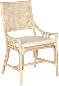 Safavieh Home Collection Donatella Wash Chair, Natural White | Amazon (US)