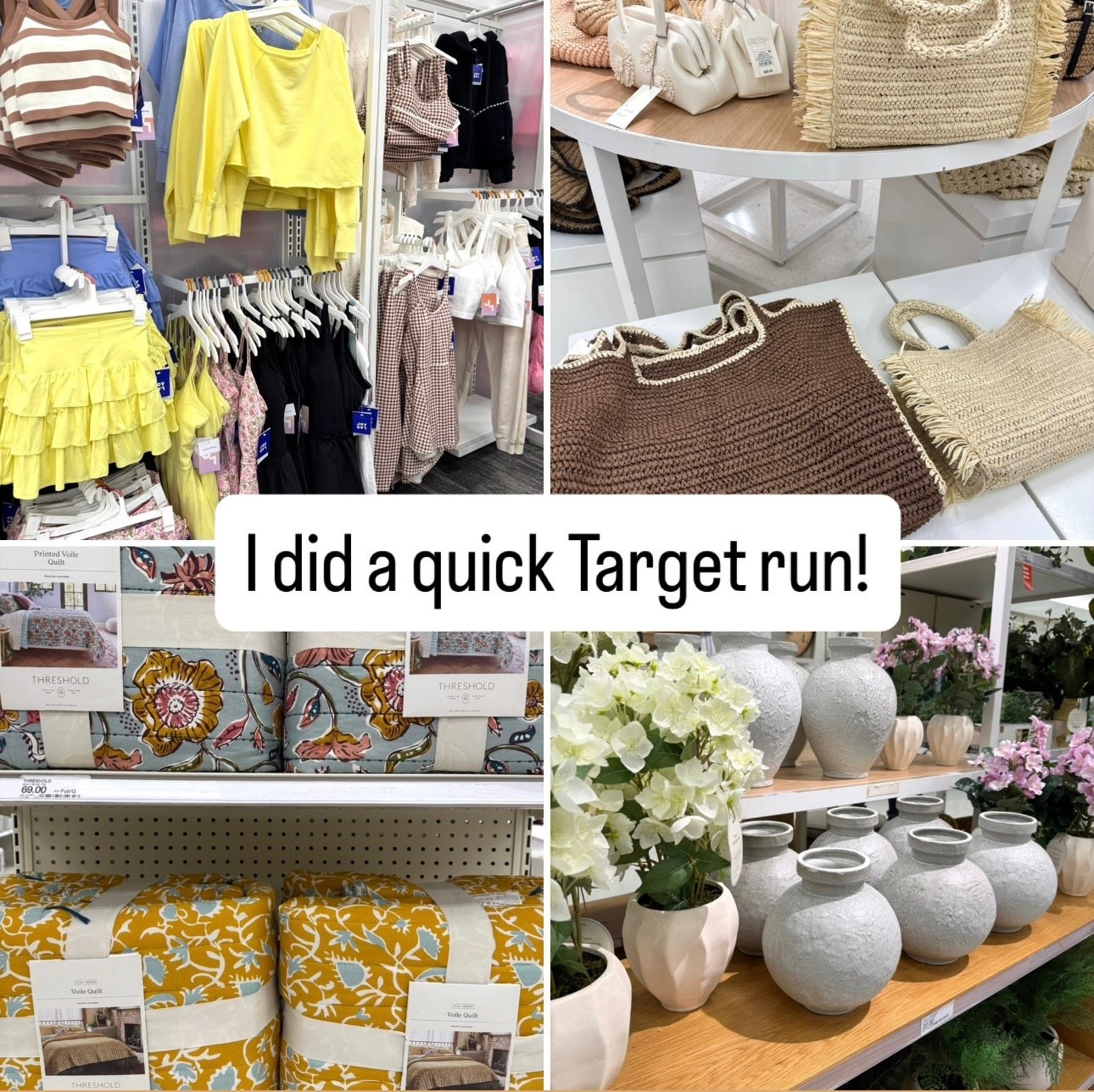 Did a quick Target run. What I found at Target. Target style. Target home. Target new arrivals. 

#LTKSeasonal #LTKActive #LTKHome