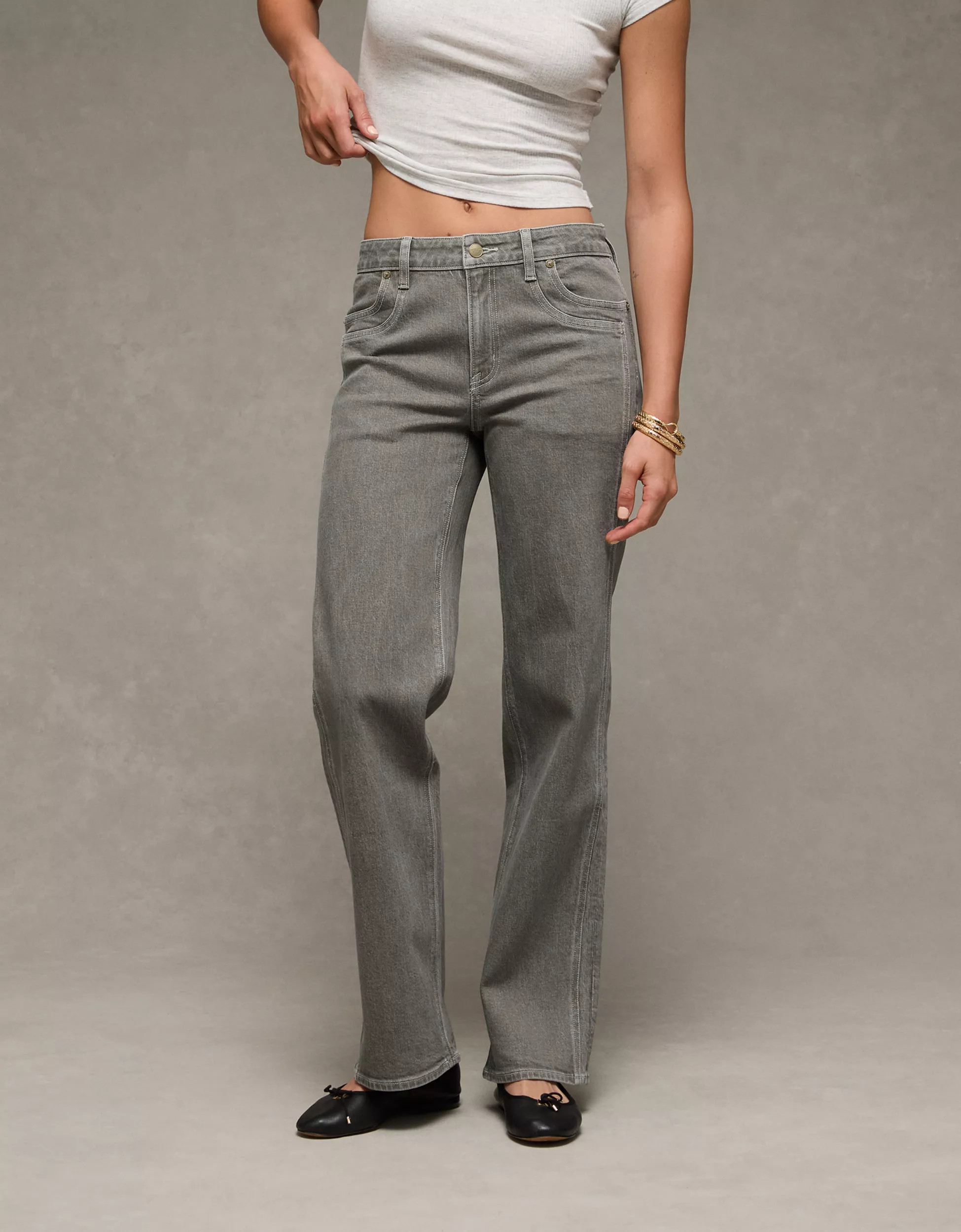 AE Stretch High-Waisted Stovepipe Jean | American Eagle Outfitters (US & CA)