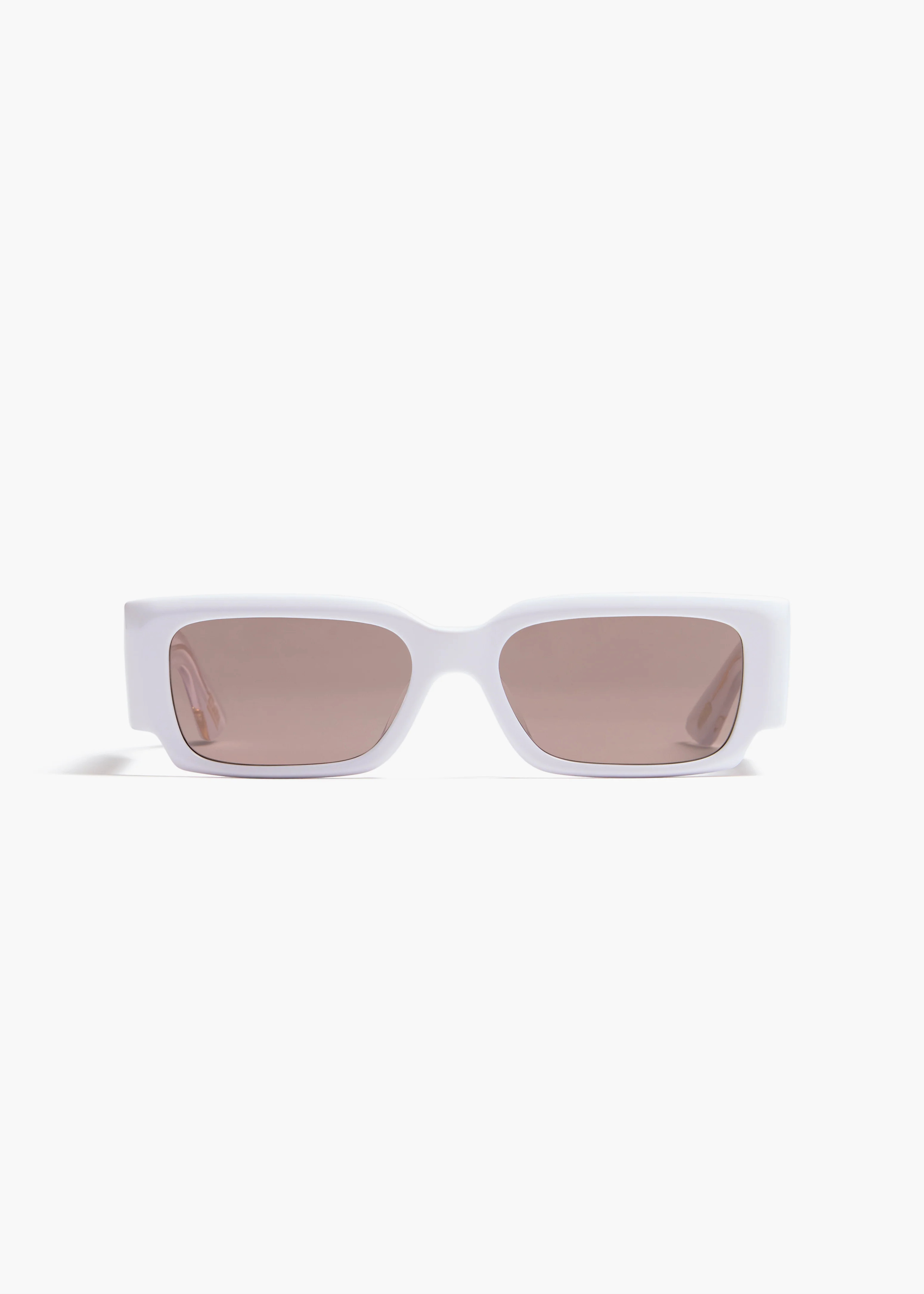 KHAITE - Khaite X Oliver Peoples 1995C In White And Brown | Khaite