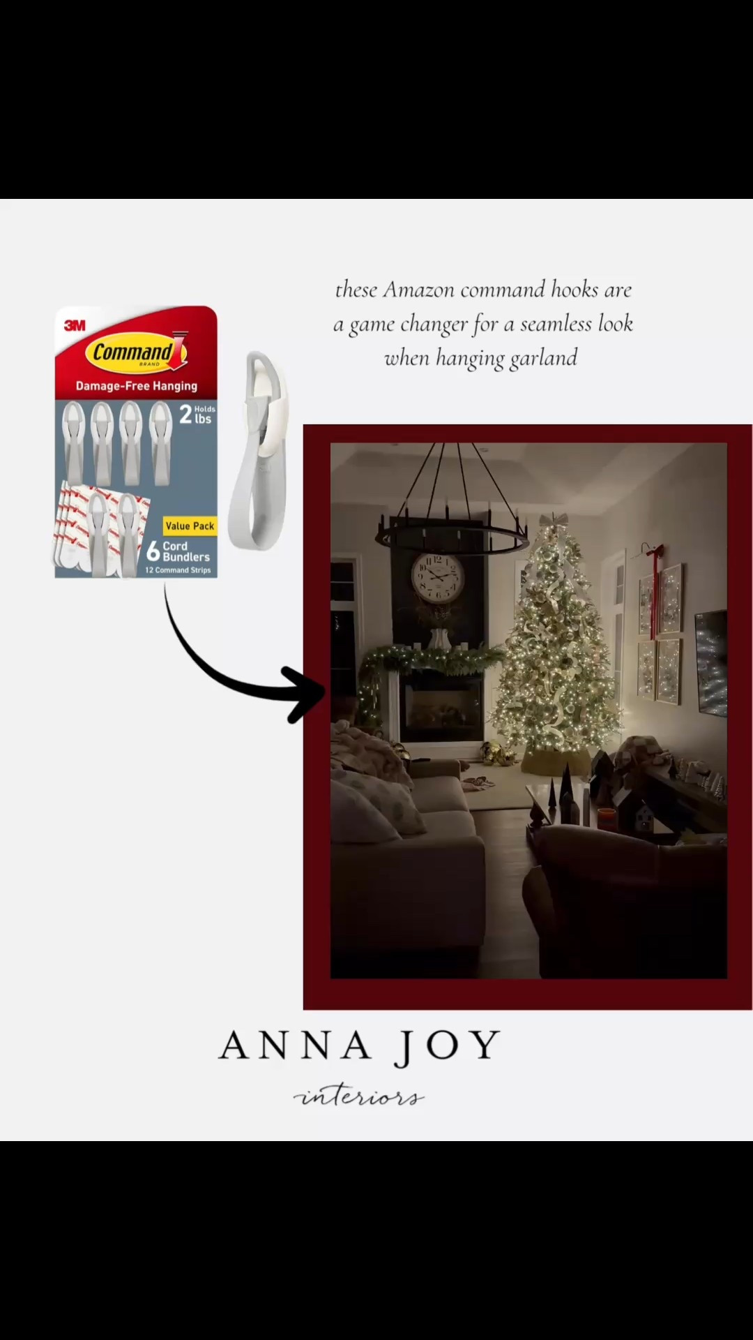 Command loops for that seamless garland look 🥰

#LTKSeasonal #LTKHome #LTKHoliday