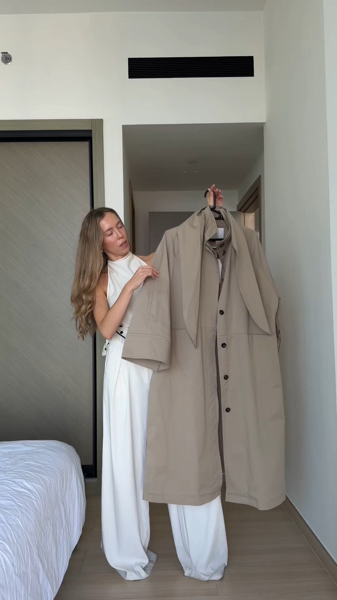 Zara oversize trench coat try on 🤍 I’m wearing the trench in size S 🫶🏼 My favourite trench coat from zara this season 🤌🏼 Will post more styling content with it soon! My polka dot scarf is from last year but I’ve linked this years versions of it 

#LTKstyletip #LTKFashionMonth #LTKspring