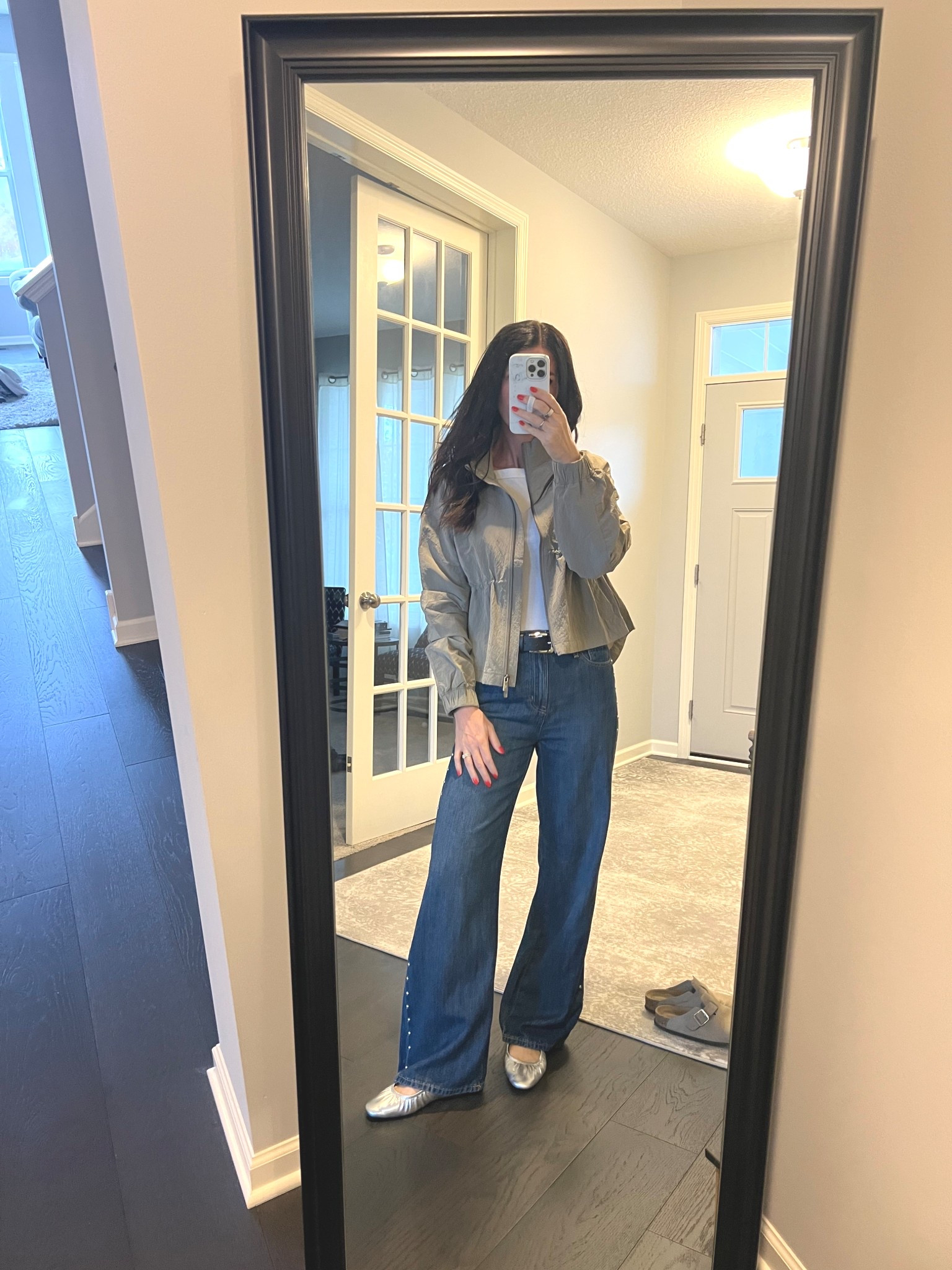 I’ve been wearing this jacket a lot recently since it’s been so rainy! Looks perfect with a pair of leggings but worked just as well with jeans and silver mules for church yesterday. 

#LTKootd #LTKOver40 #LTKmomlife