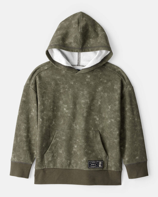 Boys French Terry Acid Wash Hoodie - Green | Carter's Inc