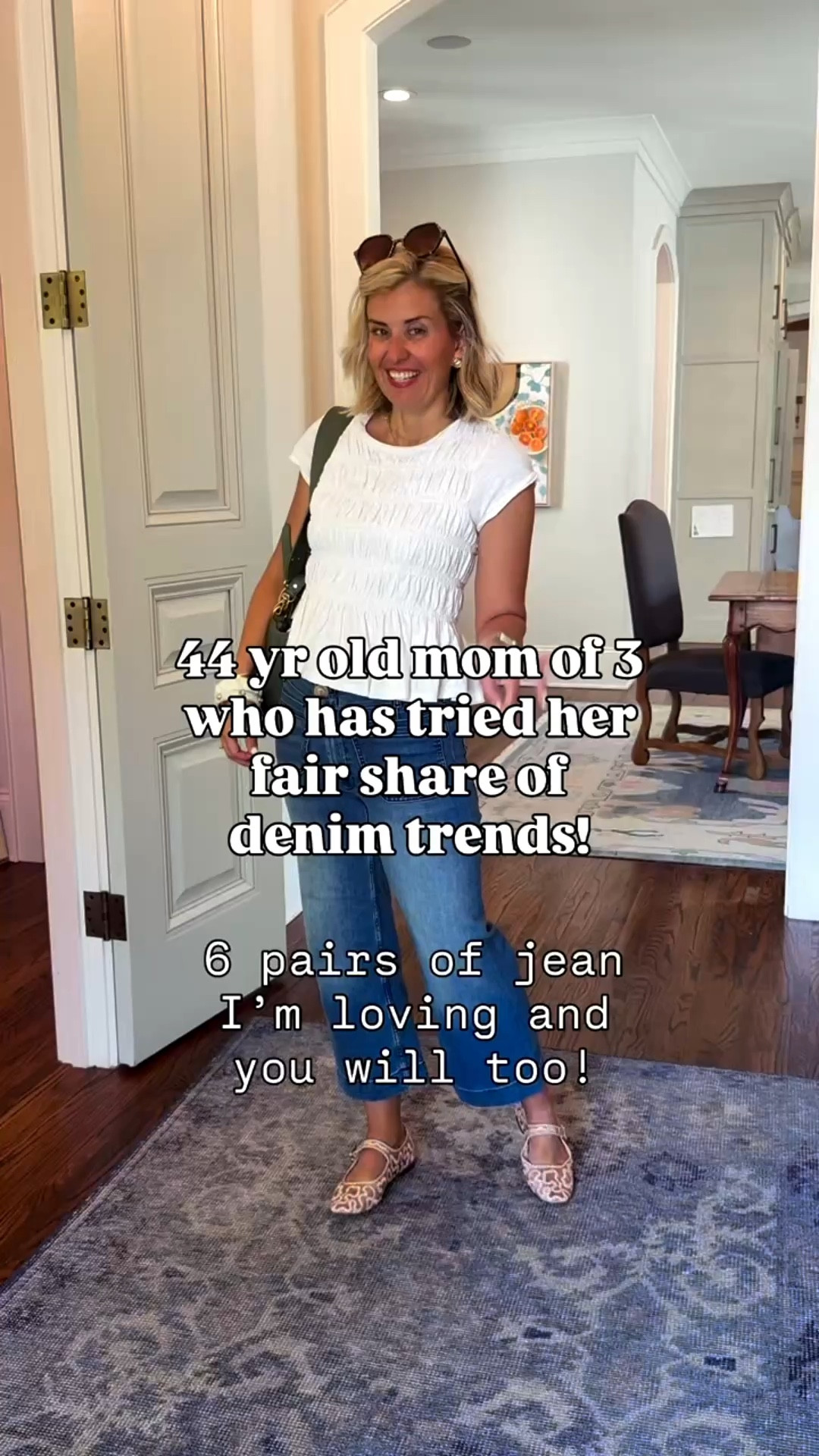 6 pairs of jeans I’m loving and you will too! 
Boden top - 2
All tees - xs (use code CMLP15
On Lilla P)
Barrel - 0 or 2P
1964 Wash - 26P
Jameson Jogger - xs
Colette - 26P
Mother - 26P
Anessa - 26P
Bling sandals & Mary Jane’s - 7 (size 1 down)
Gucci sandals- 38.5 (1/2 size up)
Sneaker, heel & Tnuck sandal - 8 tts




#LTKmomlife #LTKootd #LTKdayinmylife

