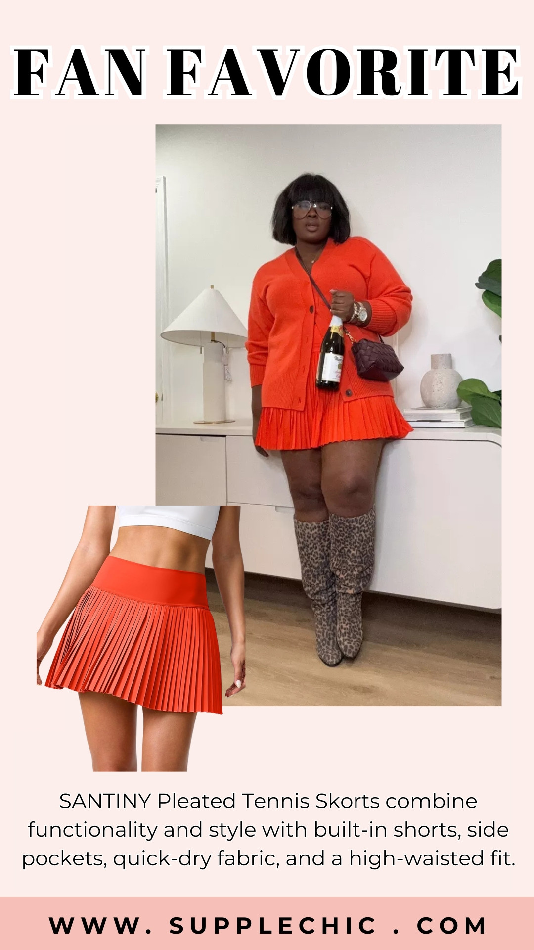 I wanted something cute but functional. This pleated tennis skort gives shape, comfort, and built in shorts so I can move freely. Sporty, feminine, and flattering. I am wearing XX Large for reference. #pleatedtennisskirt, #tennisskort, #highwaistedskirt, #athleisurewear, #sportychicstyle, #activewearfashion, #curvyactivewear, #tennisoutfit, #golfskirt  

 #LTKootd #LTKSeasonal #LTKMidsize