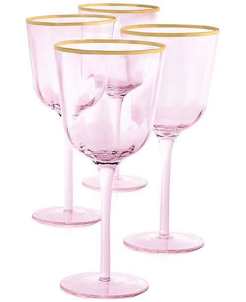 Blush All-Purpose Glasses, Set of 4, Created for Macy's | Macys (US)