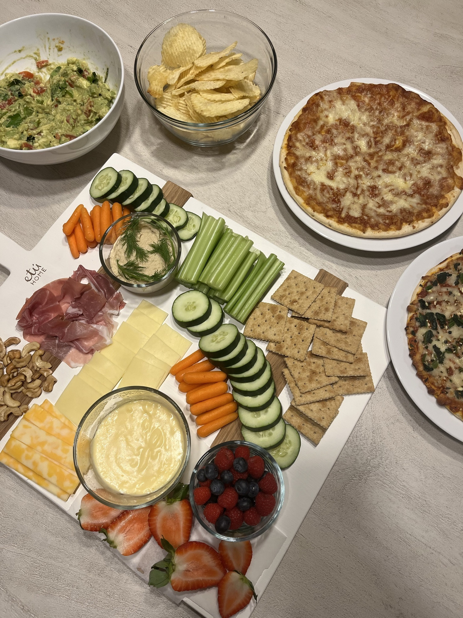 Ideas for a Big Game watch party at home🏈 Make a charcuterie board for your guests🧀🥩🫒🥜🍇

#LTKparties #LTKSeasonal #LTKhome