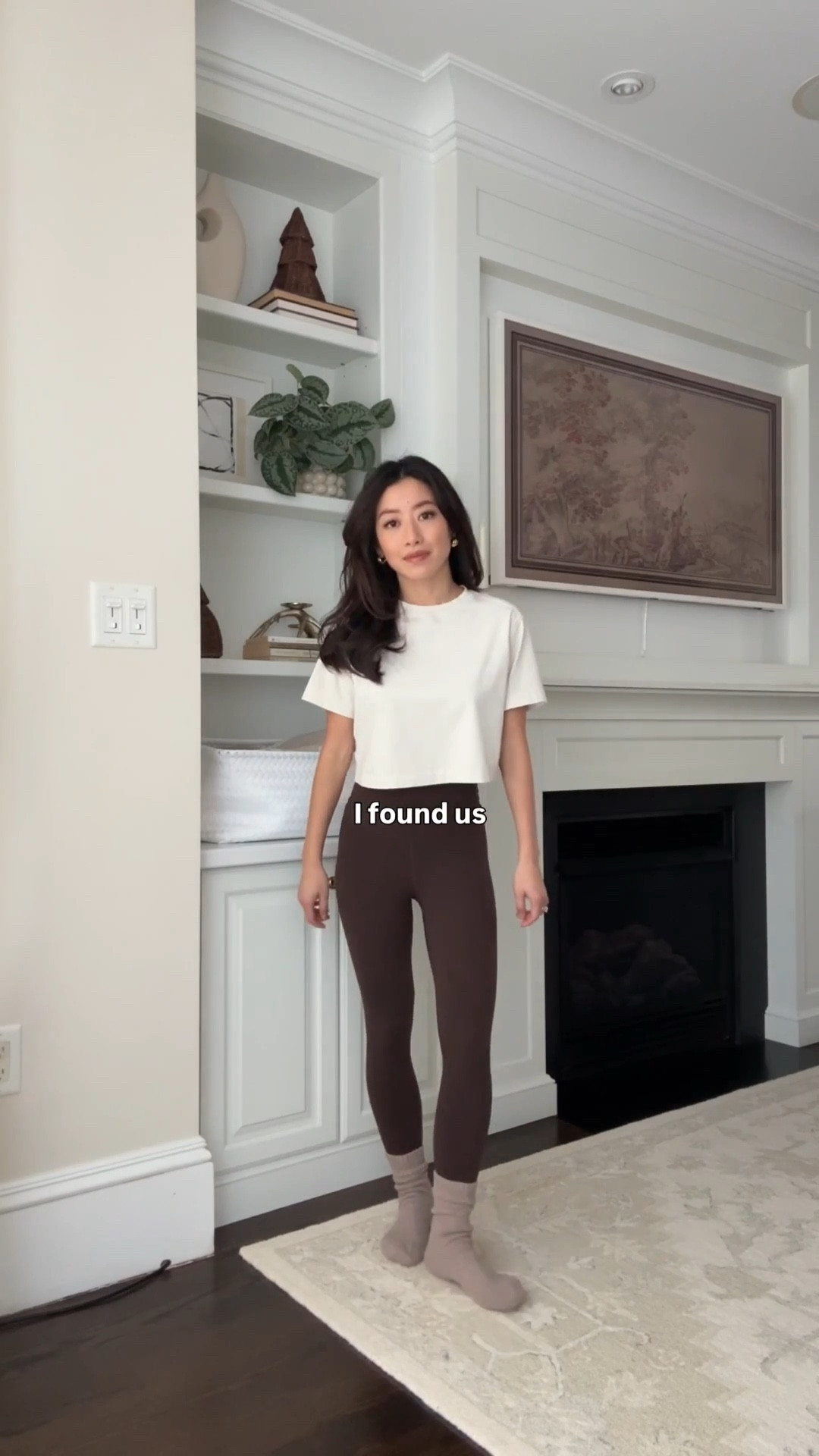 The perfect leggings sweater 
• lululemon crop tee xxxs one of my favorites love the fit 

• Madewell Reversible Jacket xxs - runs big, oversized boxier fit

• Nordstrom Oversized Sweater xxs - 100% cotton longer length that is perfect to wear with leggings

• Varley high waist leggings xs - I sized up. Soft material, low compression, a little long on me 

• Ugg platform boots kids size 4 = women’s 6 

• Madewell woven leather tote - My favorite work / mom / travel bag that fits my laptop and much more is back in stock

• New Balance 9060 sneakers kids size 4, fits like a women’s 6

Cozy winter / early spring outfit, petite friendly, running errands , mom life 
