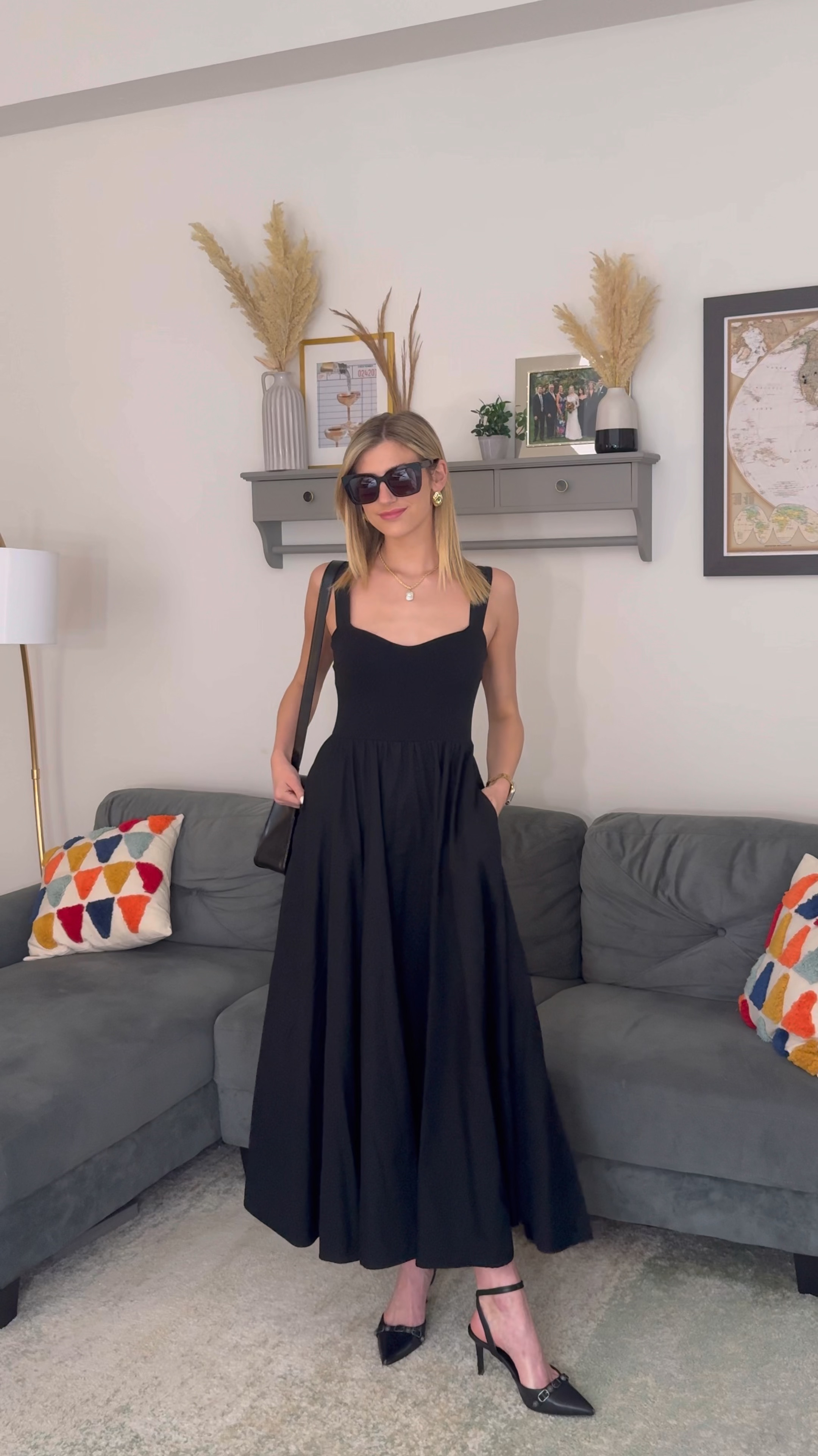 styling the ECOSUSI vintage leather shoulder bag for a summer dinner date outfit of the night. 🖤 



#LTKVideo #LTKSummerSales