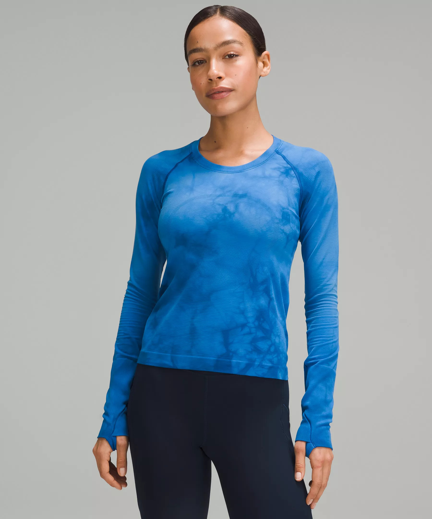 Swiftly Tech Long-Sleeve Shirt 2.0 Race Length *Marble Dye | Women's Long Sleeve Shirts | lululem... | Lululemon (US)