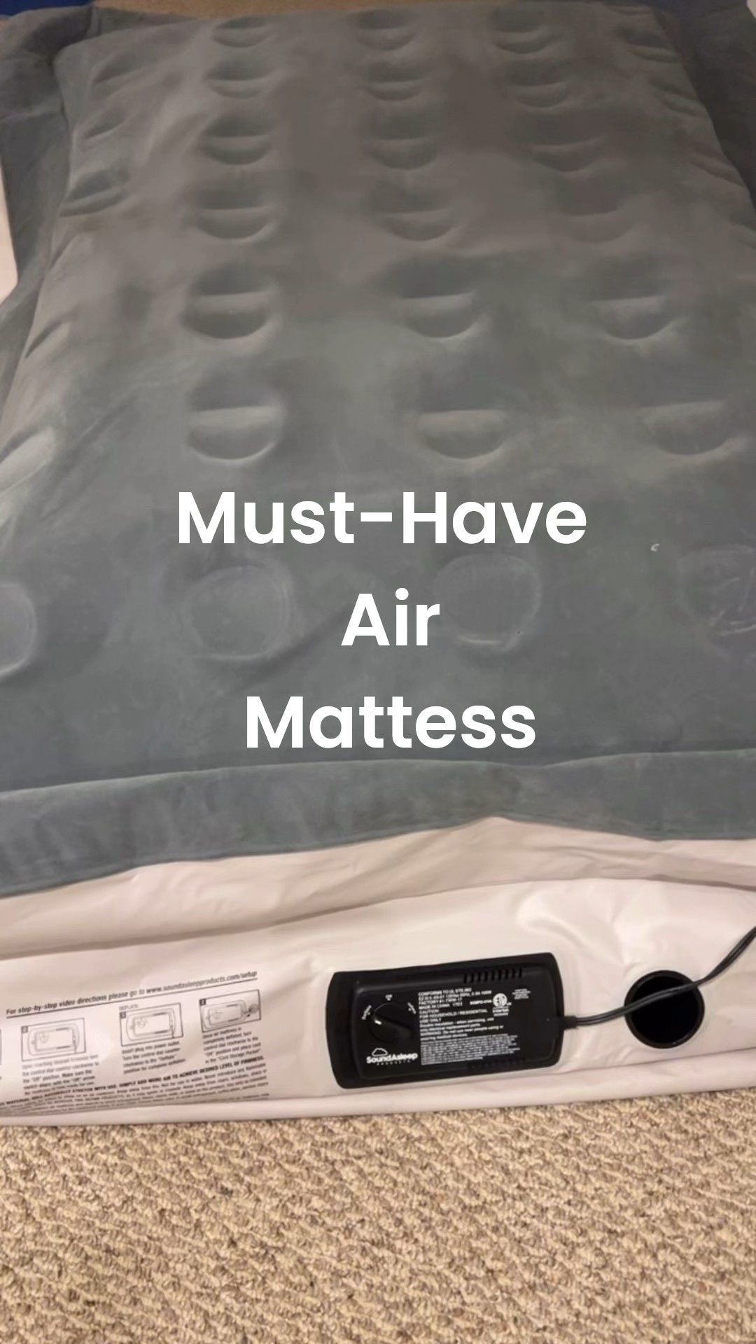 This inflatable air mattress is a must have if you’re hosting out of town guests! Comes in several sizes. The full is now just $132 when you clip the coupon. Comfortable (probably more comfortably than my re mattress lol), portable, and easy to inflate and deflate with the click of a button. #amazonfinds founditonamazon 

#LTKHoliday #LTKHome #LTKSaleAlert
