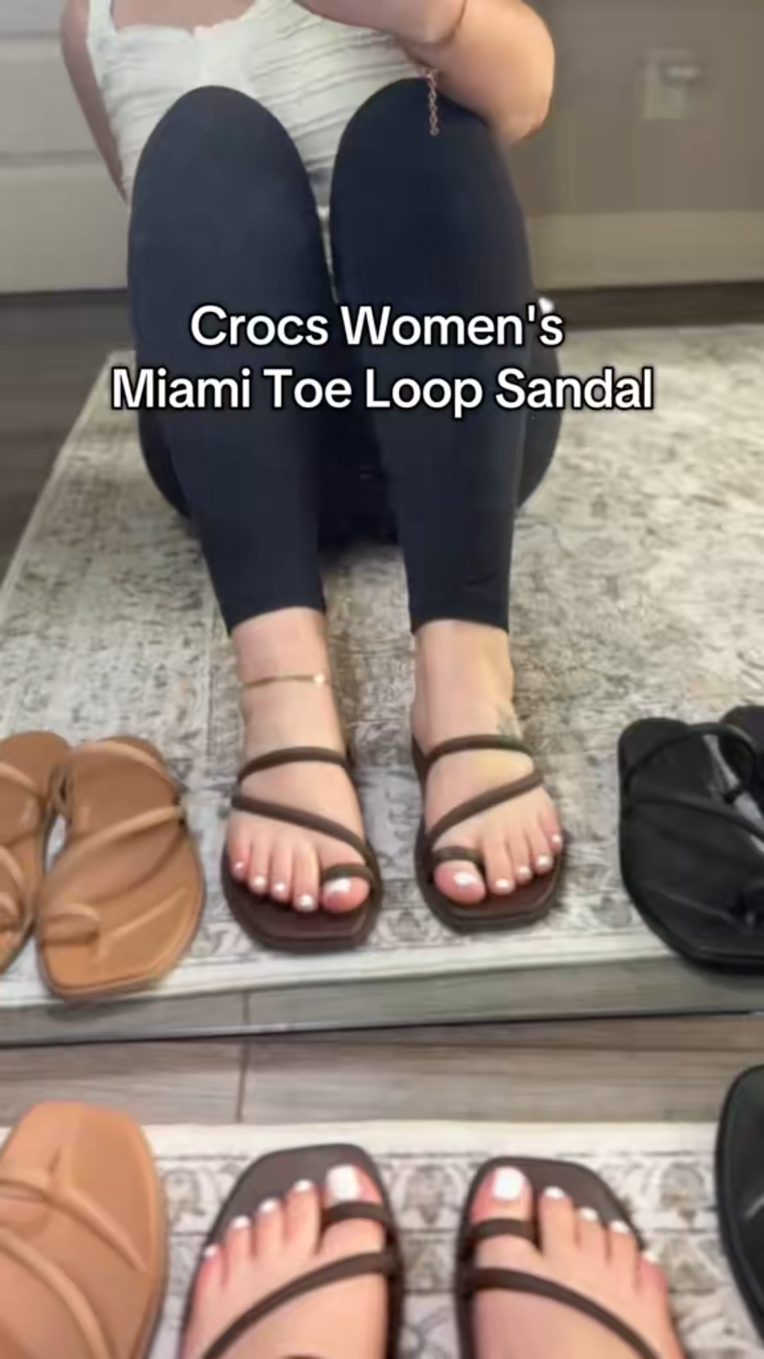@crocs toe loop Miami sandal 