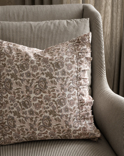 Click for more info about Clea Ruffle Pillow Cover