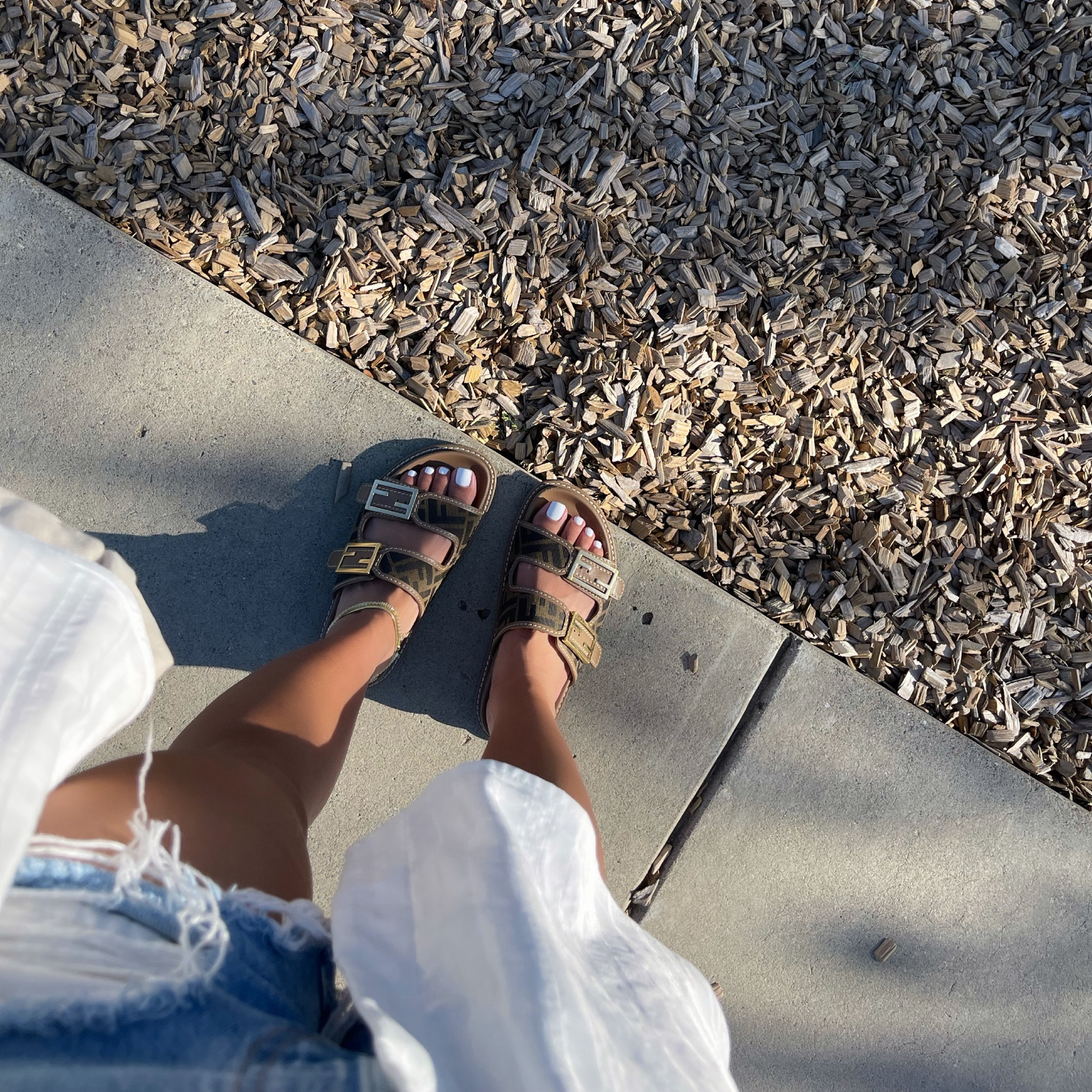 My go-to sandals! I’ve had them for nearly two years, and they’ve been a staple in my wardrobe. Definitely a worthwhile investment in my book! 🖤 #designersandals #fendisandals #cutesandals #sandalseason 

#LTKSeasonal #LTKstyletip #LTKshoecrush