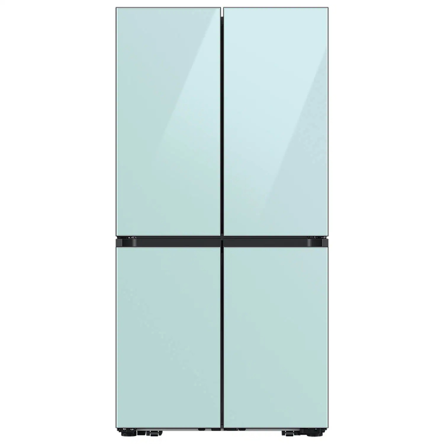 Samsung Bespoke Standard-Depth Beverage Center 28.6-cu ft 4 -Door 36-in Wide Smart Compatible French Door Refrigerator with Dual Ice Maker with Water | Lowe's
