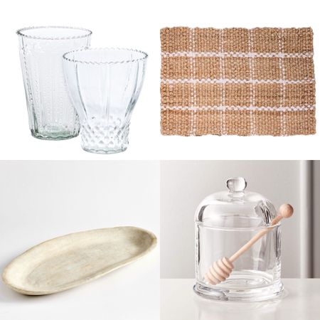 A few small, pretty items that bring beauty to your home, like an adorable doormat, the prettiest glassware, and more!

#homedecor #tray #tabletop #winterdecor 

#LTKfindsunder50 #LTKhome #LTKfindsunder100