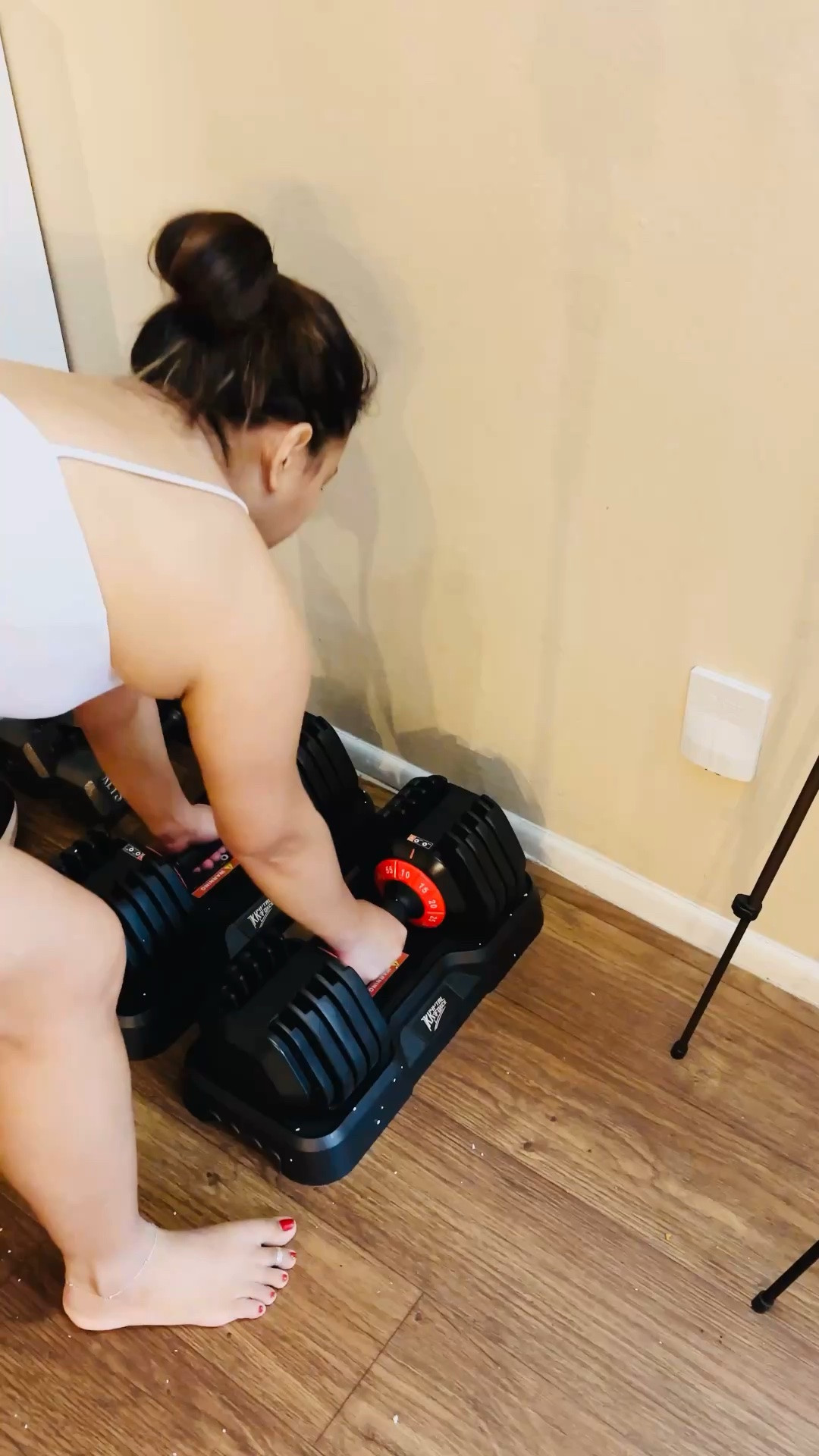 a little movement, and a reminder that taking care of yourself doesn’t have to look perfect to count.

These adjustable dumbbells have been one of my favorite home workout purchases. Hehe

#LTKstorytime #LTKfitnessgoals #LTKmorningroutine