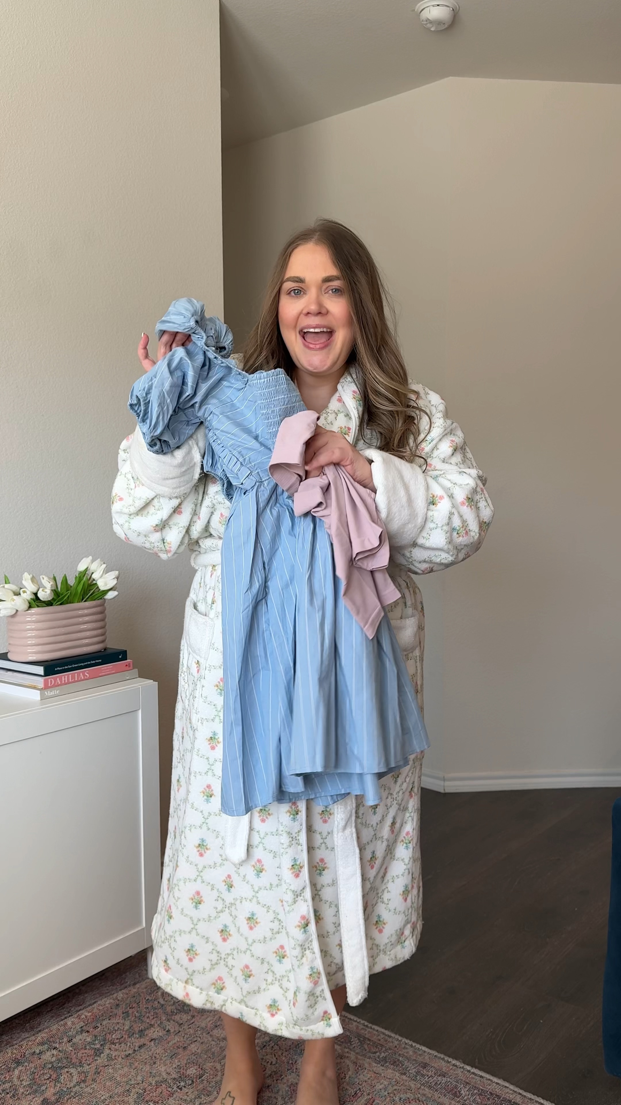 Spring dress outfit plus size. Thigh society anti chafe shorts are a a must! Wearing xl in dress and xl/2x in thigh society shorts 

#LTKSeasonal #LTKPlusSize #LTKFindsUnder50