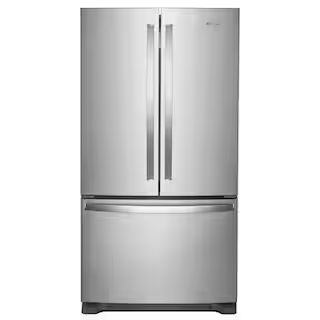 Whirlpool 25 cu. ft. French Door Refrigerator in Fingerprint Resistant Stainless Steel with Inter... | The Home Depot