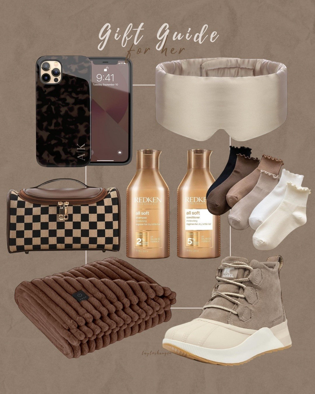 Gift guide for her with cozy blankets, comfy socks, and pampering products. Perfect for her birthday or any occasion! #giftguide #her #birthday #cozy #comfort #pampering #founditonamazon #giftsforher

#LTKHoliday #LTKGiftGuide