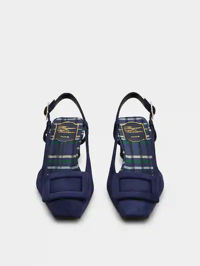 Belle Vivier Slingback Pumps in suede | Roger Vivier INT