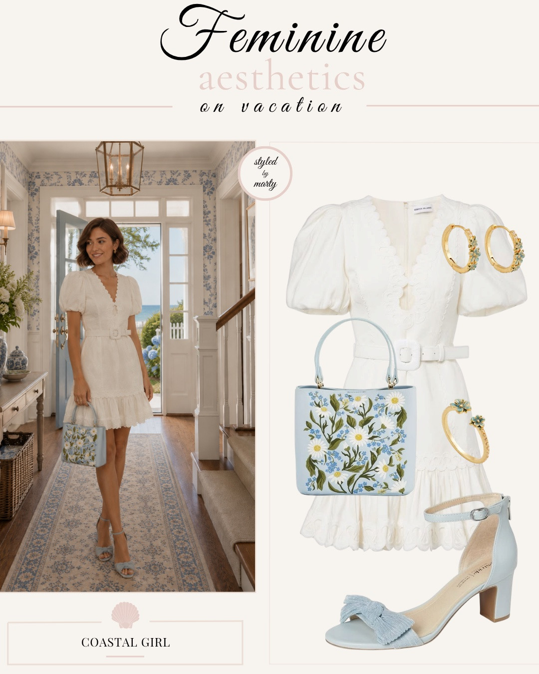 Feminine aesthetics on vacation🎀☀️🏝️

Feminine outfit, feminine fashion, vacation style, vacation outfit, vacation dress, summer outfit, summer dress, resort wear, coaster granddaughter, coal aesthetic, coastal chic, grandmillenial style, summer modest, luxury fashion, elegant outfit, floral fashion, floral dress, romantic style, cottage core

#LTKsummer #LTKstyletip #LTKmodest