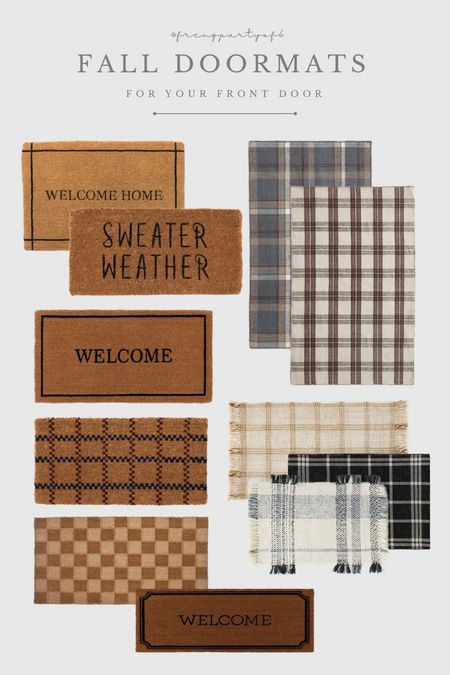 Fall doormats and layering rugs for your front door and front porch!

#LTKsalealert #LTKhome #LTKFind