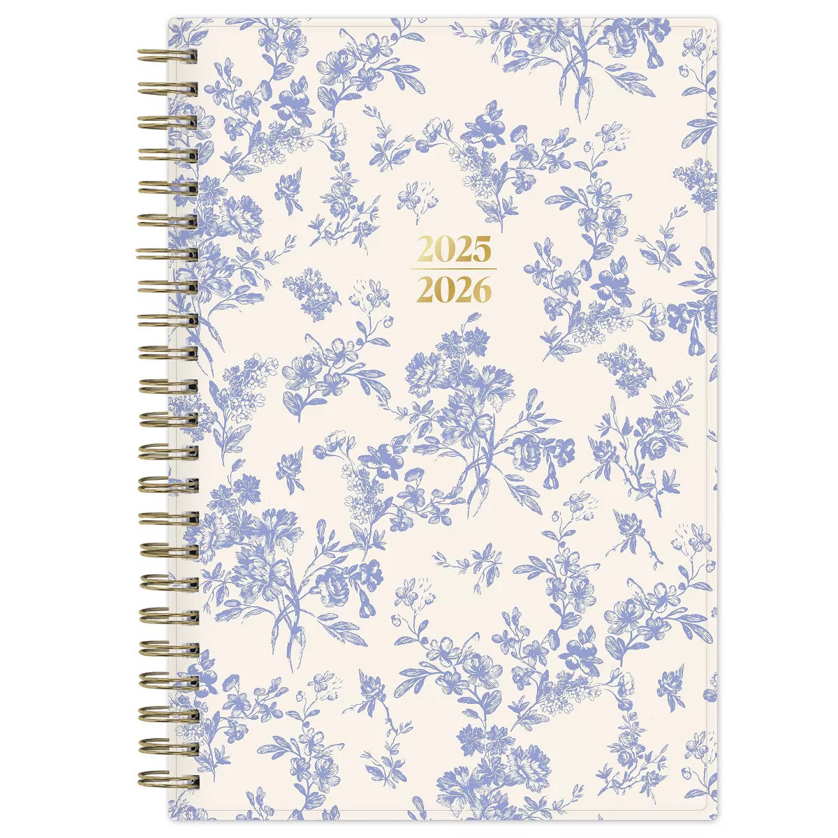 The Everygirl Weekly/Monthly Wirebound Planner 5x8 Printed Floren Blue | Target
