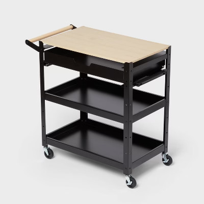 3 Tier Metal Rolling Service Cart - Brightroom™ | Target