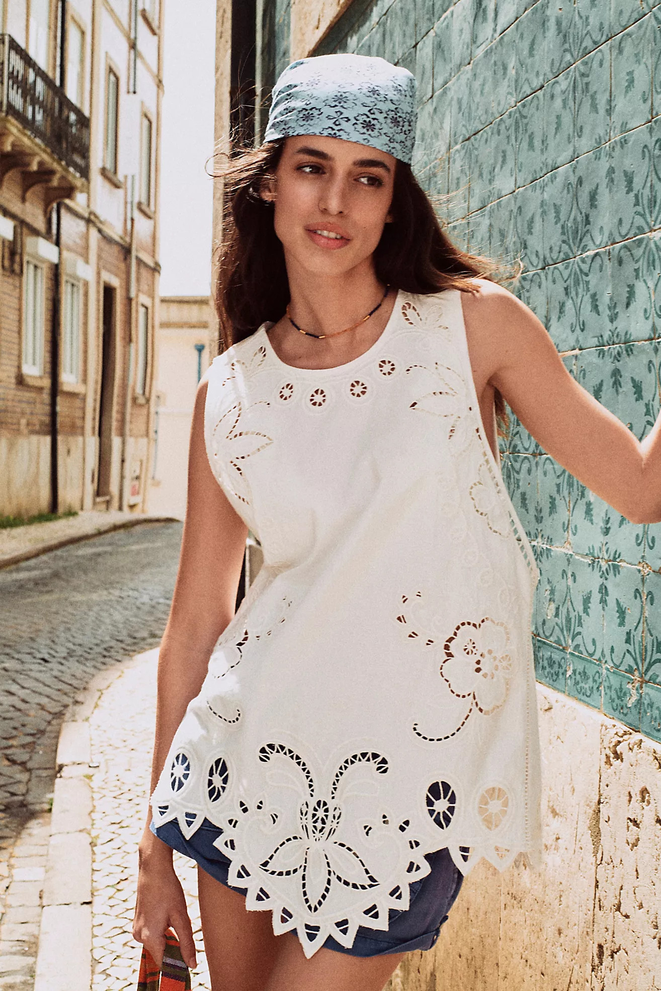 Reina Cutwork Tunic | Free People (Global - UK&FR Excluded)