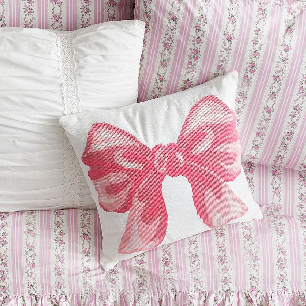 LoveShackFancy Needle Point Pillow | Pottery Barn Teen