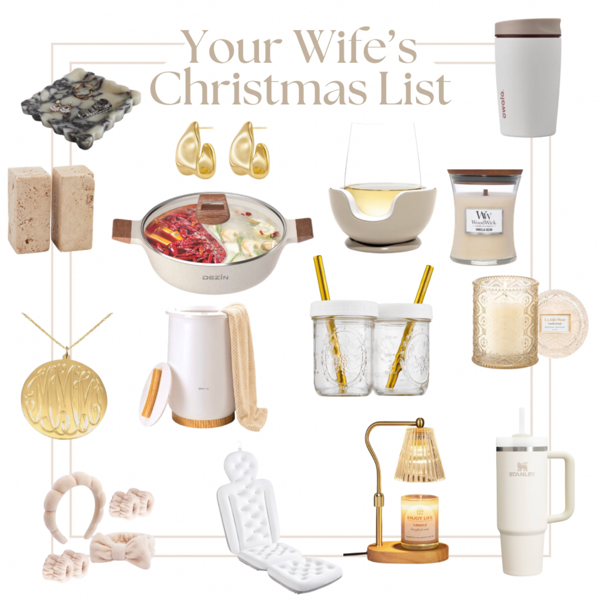 Your wife’s Christmas list 🤍 

#LTKmomlife #LTKGiftGuide #LTKStyleTip
