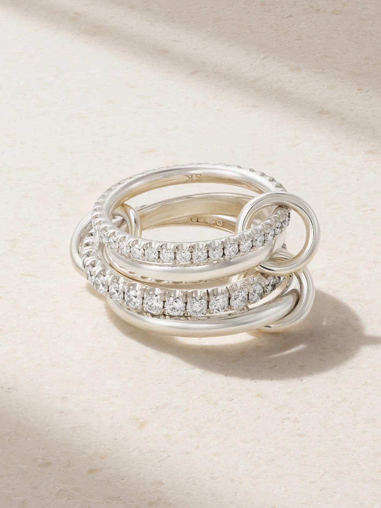 Spinelli Kilcollin - Halley Sterling Silver Diamond Ring - 6 | NET-A-PORTER (US)
