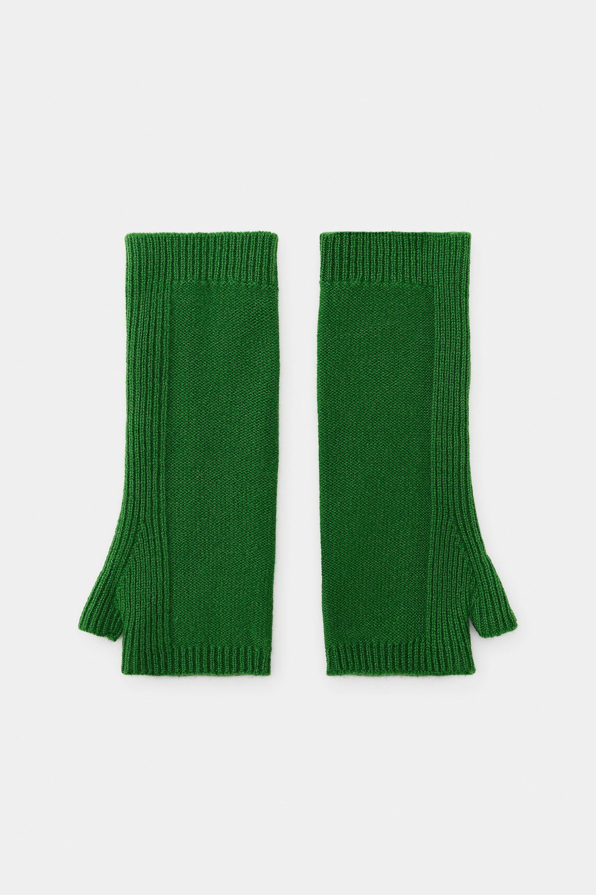 100% WOOL LONG MITTENS | Zara Canada
