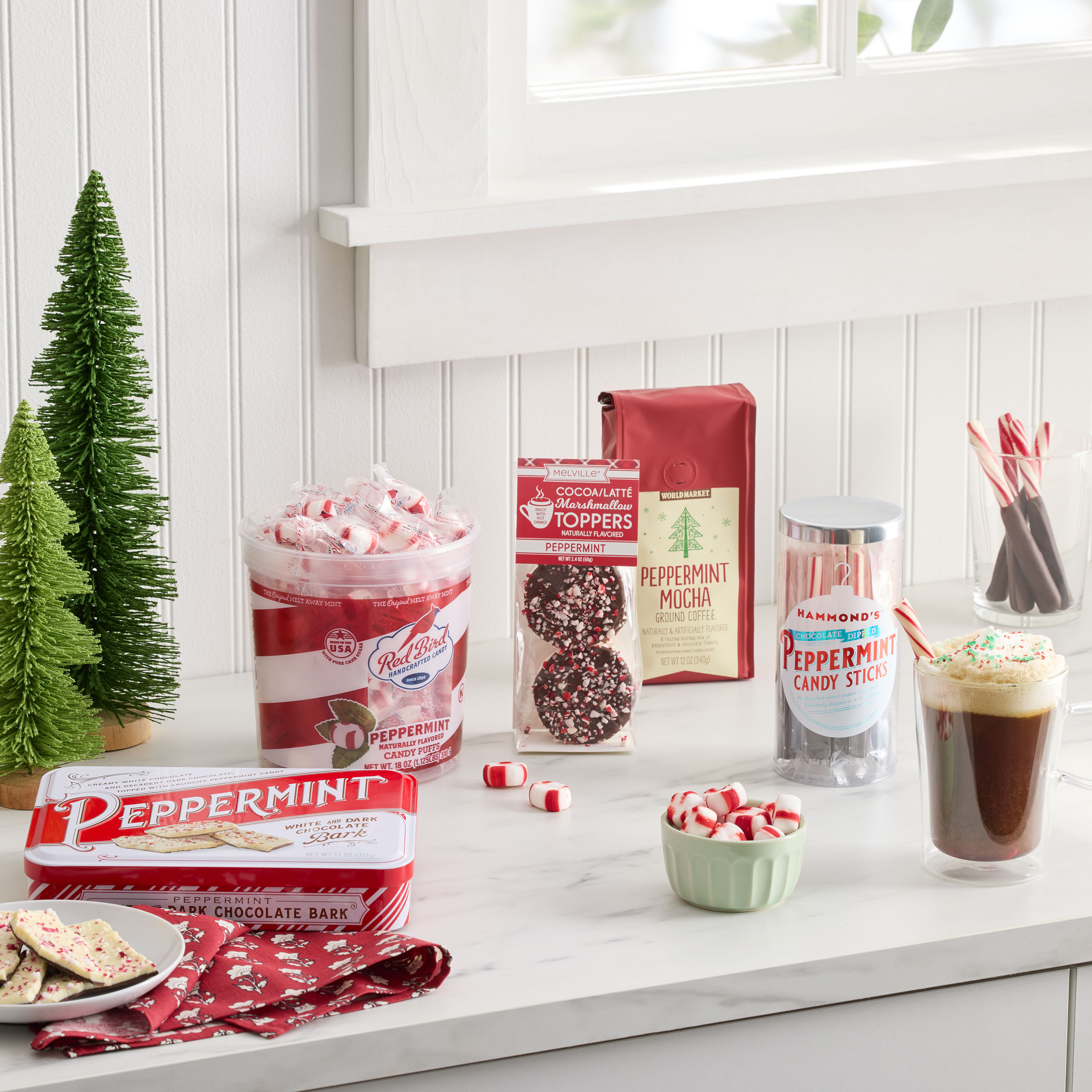 Peppermint Gourmet Holiday Candy and Coffee Collection | World Market