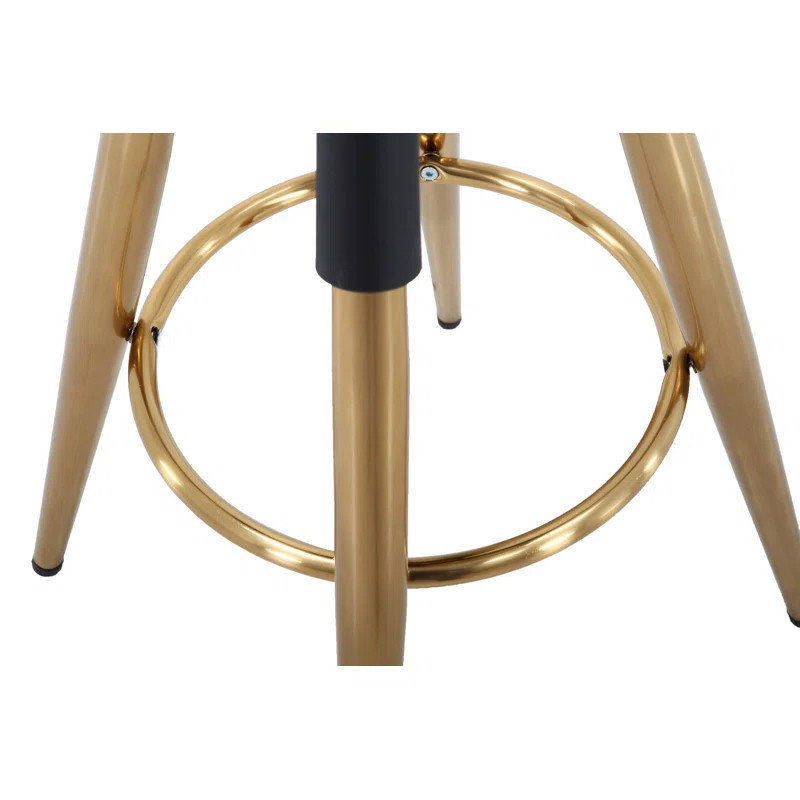 Beaudry Swivel Adjustable Height Bar Stool | Wayfair North America