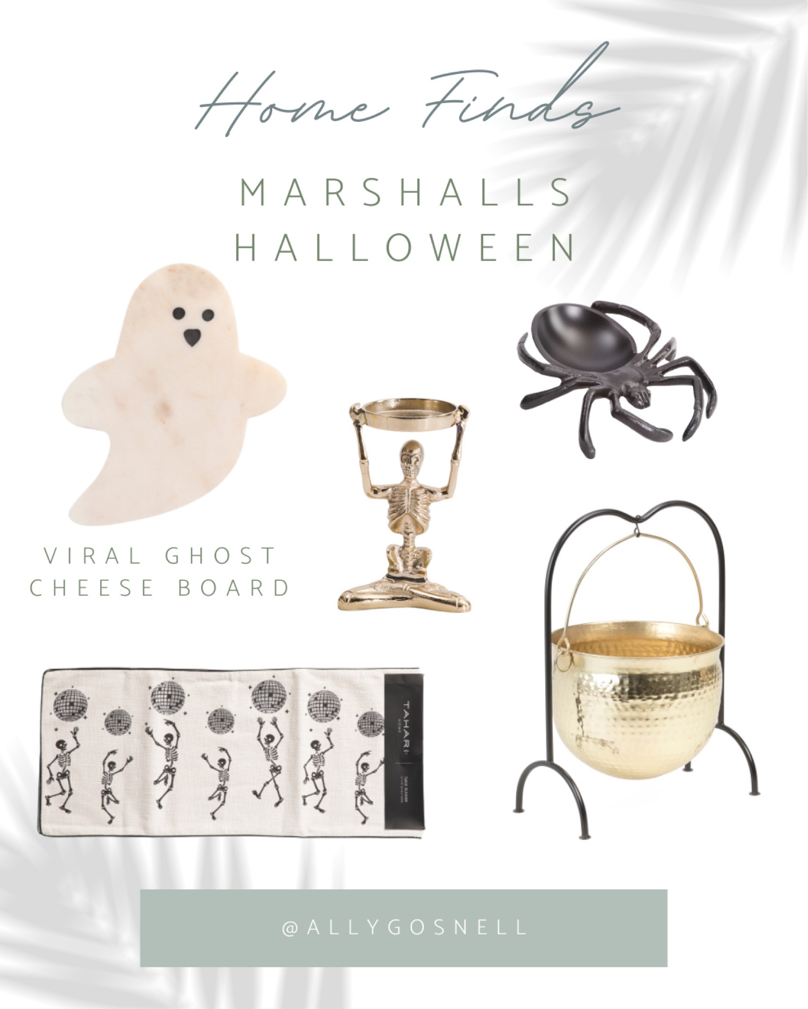 Marshall’s Halloween Finds ✨
Grab the viral ghost cheese board while it’s still in stock! The gold cauldron is perfect for a busy night of trick or treaters.  

Halloween, Halloween Decor, Halloween Cheese Board, Halloween Party, Halloween Hosting, Disco Skeleton, Ghost, Viral, Tik Tok, Spider 

#LTKHome #LTKSeasonal #LTKHalloween