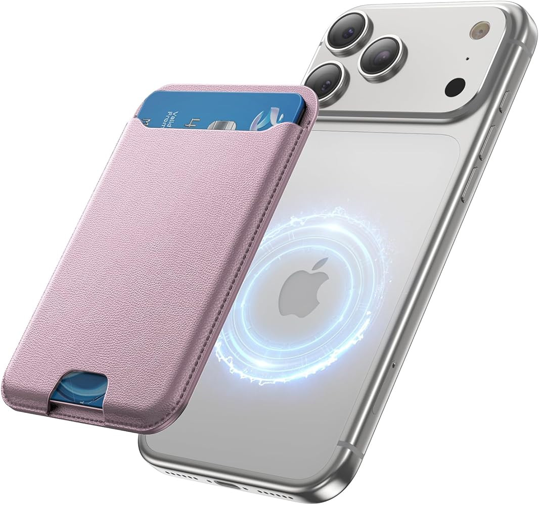TWZKG for MagSafe Wallet, 3 Cards Holder, Slim Magnetic Phone Wallet for iPhone 17/16/15/14/13/12... | Amazon (US)