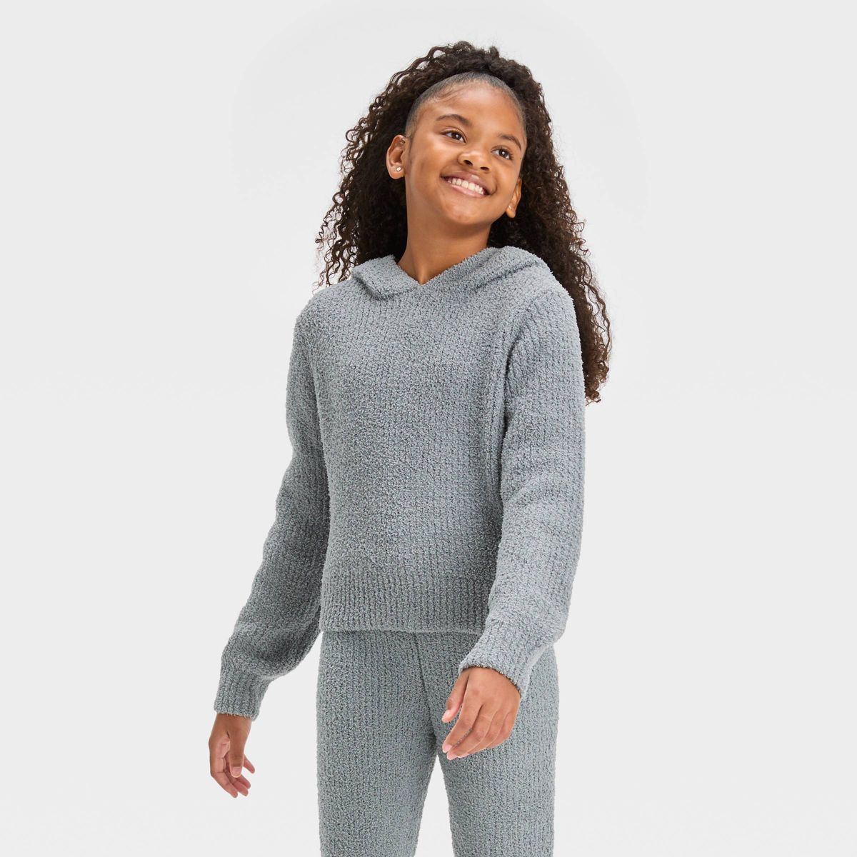 Girls' Cozy Hooded Sweatshirt - art class™ | Target