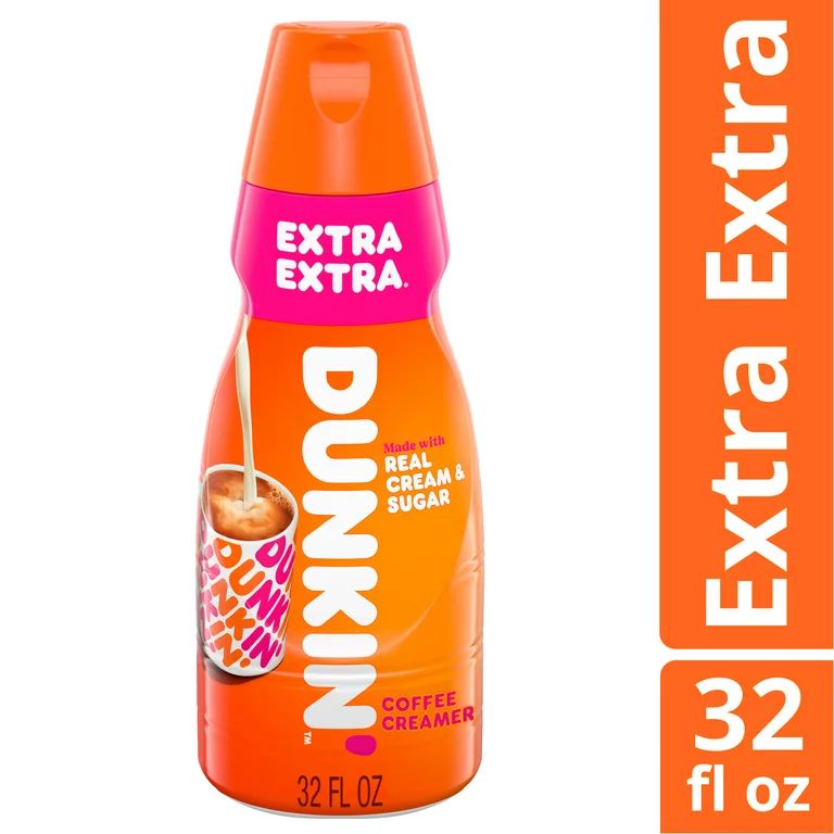 Dunkin’ Extra Extra Coffee Creamer, 32 fl oz | Walmart (US)