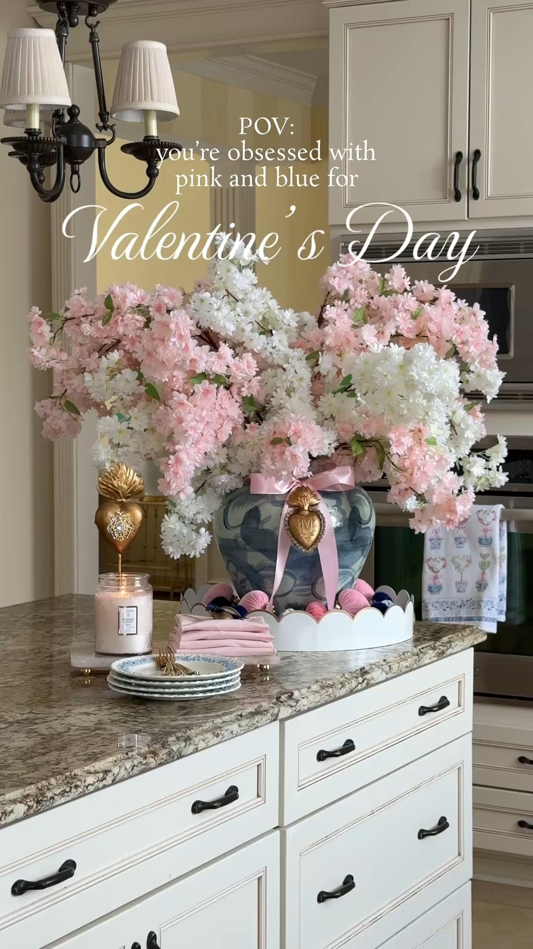 Shop my Blue & Pink Valentine’s Day decor!

Ginger jar, centerpiece ideas, floral arrangement, pink candles, scalloped tray, Milagro heart, sacred heart, charcuterie board, Valentine’s Day table

#LTKHome #LTKValentine #LTKSeasonal