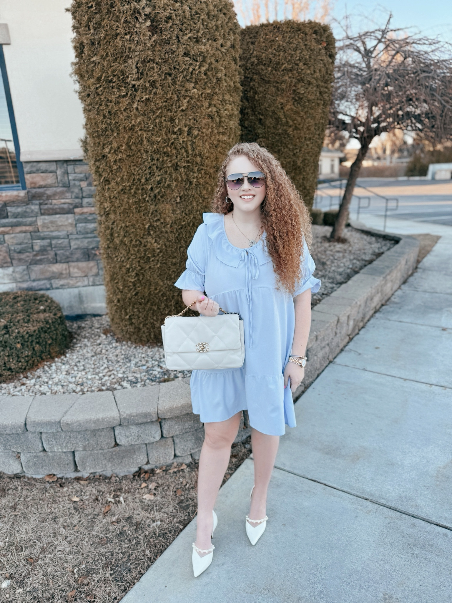 The perfect shade of blue for spring 💙spring dress | blue dress | Easter dress | Easter outfit inspo | Easter outfit | gender reveal outfit inspo | baby shower outfit inspo | amazon dress | amazon heels | amazon fashion | amazon finds | amazon white heels | amazon spring dresses | Easter dress | amazon Easter dress

#LTKStyleTip #LTKFindsUnder50 #LTKMidsize