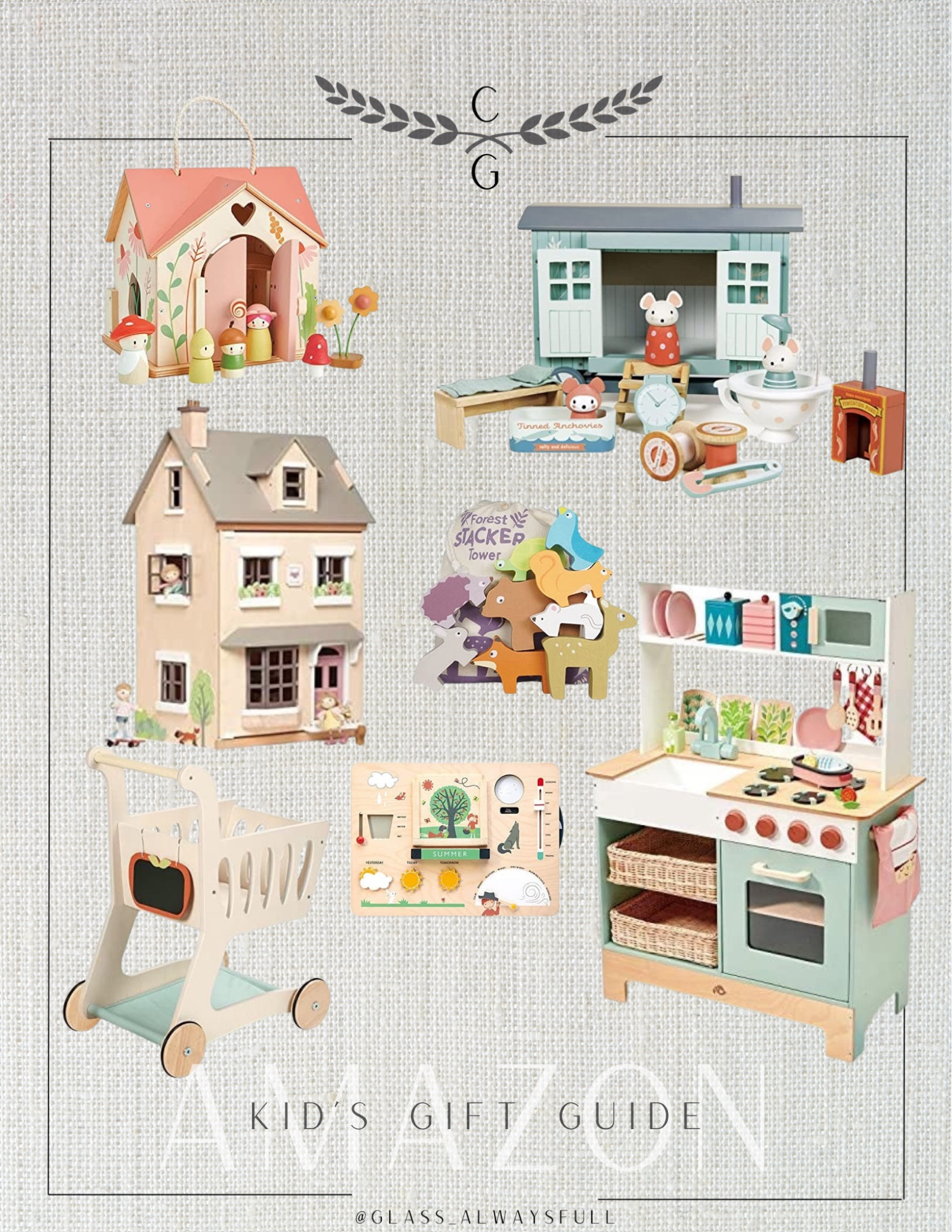 Amazon gift guide for kids, kids gift guide, kids Christmas gifts, wooden toys, wooden play kitchen, kids kitchen, wooden dollhouse, tender leaf toys, toddler girl toys, aesthetic toys. Callie Glass @glass_

#LTKGiftGuide #LTKkids #LTKSeasonal