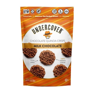 Undercover Milk Chocolate Chocolate Quinoa Crisps - 3oz | Target